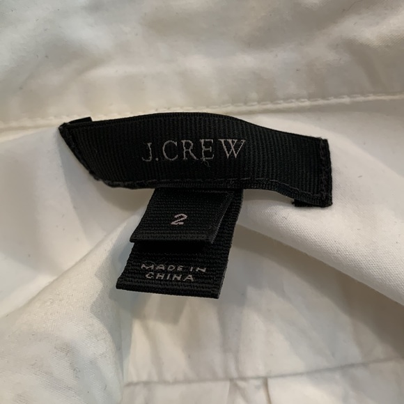 J. Crew Chevron Beaded Popover In White - Picture 5 of 7